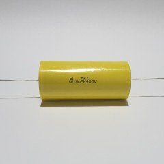 15UF 400V Axial Polyester Kondansatör - Silindir Şeklinde