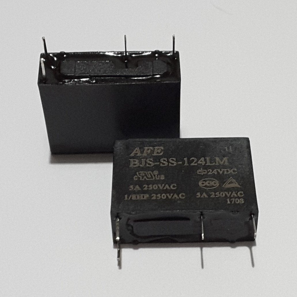 24V Kombi Rölesi - 4 Pin - İnce Tip (BJS-SS-124LM)
