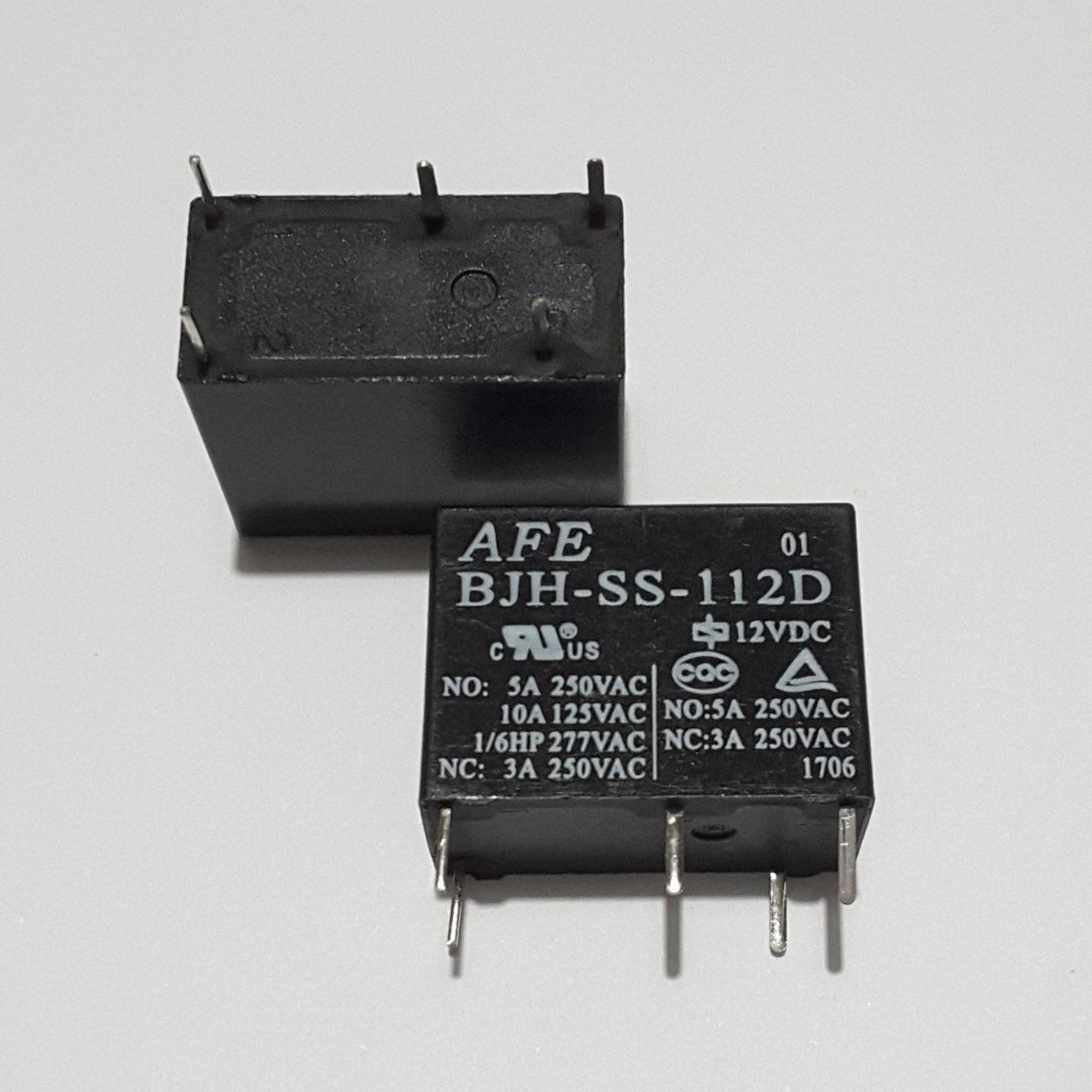 12V Kombi Rölesi - 5 Pin - Kalın Tip (BJH-SS-112D)