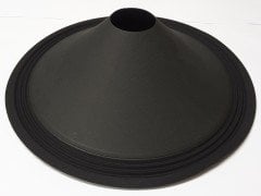 38CM HOPARLÖR KAĞIDI ( SİYAH ) DELİK ÇAPI: 6CM , DERİNLİK: 10CM