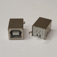 USB ŞASE B-TİPİ 180° - DİŞİ ( 5 ADETLİK PAKET )