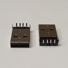 USB ŞASE A-TİPİ 90° - ERKEK ( 5 ADETLİK PAKET )