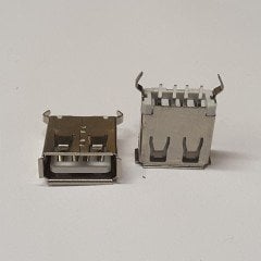USB ŞASE A-TİPİ 180° - DİŞİ ( 5 ADETLİK PAKET )