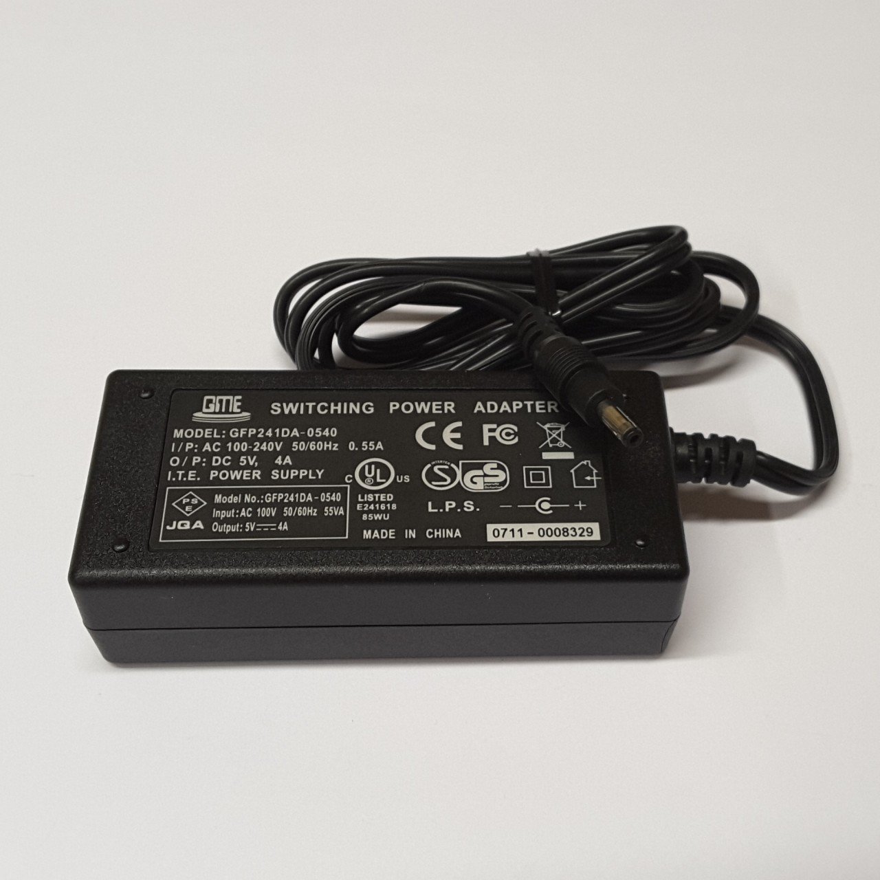 5V 4A AC/DC SMPS ADAPTÖR , MASA ÜSTÜ MODELİ , İNCE UÇLU