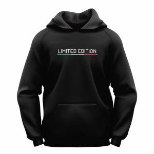 Limited Edition Siyah Kapşonlu Sweatshirt