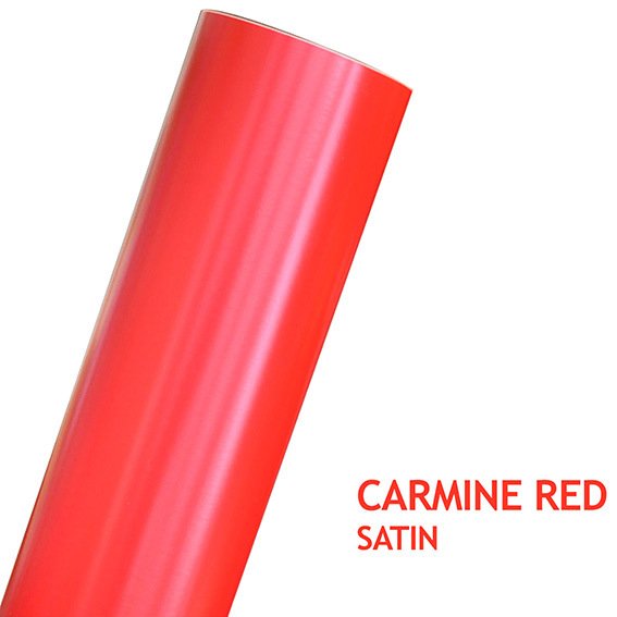 AVERY SATIN CARMINE RED