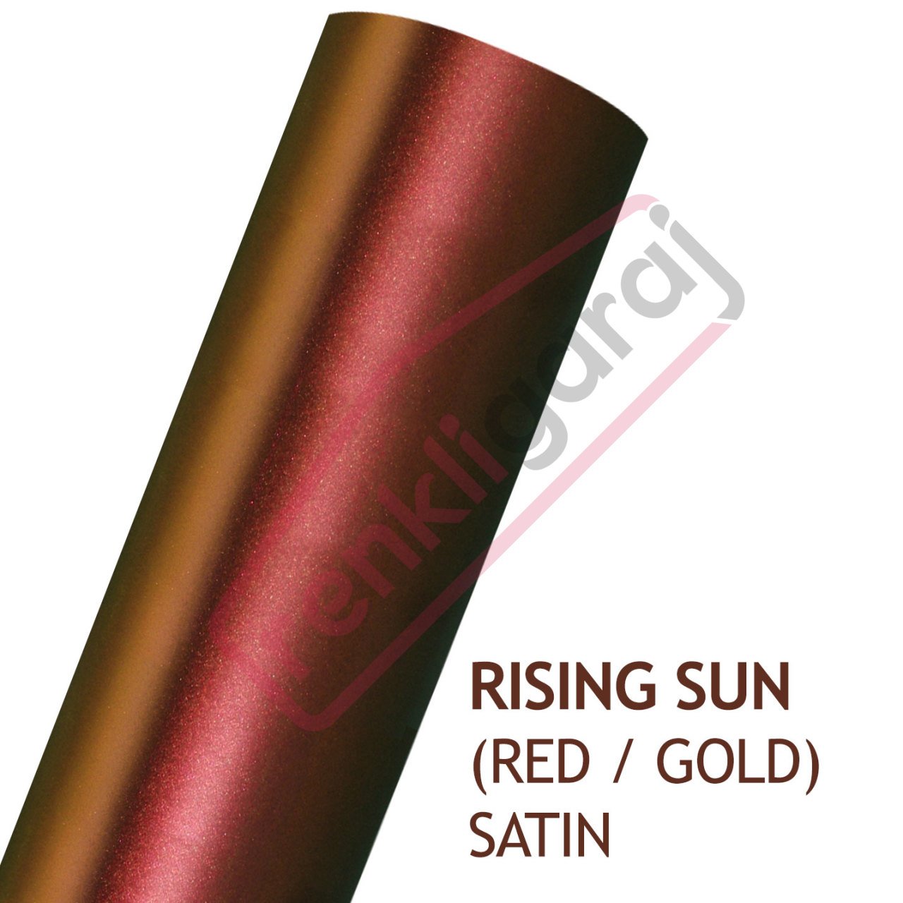 AVERY COLORFLOW SATIN RISING SUN (RED/GOLD)