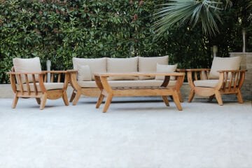 VENEDİK AHŞAP BAHÇE OTURMA GRUBU