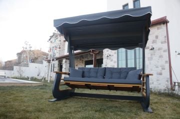 MİLANO ALUMİNYUM BAHÇE SALINCAĞI Antrasit