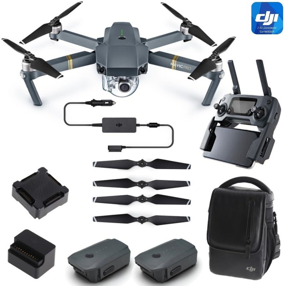 DJI Mavic Pro Fly More Combo + İHA-1 Eğitimi (DJI Resmi Distribütör Garantilidir)