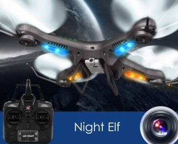 Night Elf 6 Kanal 2.4 Ghz  Multikopter Seti