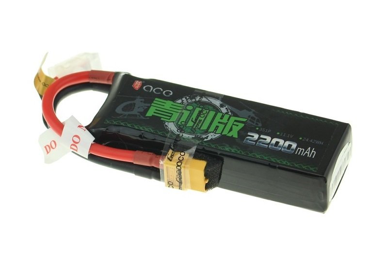 Gens ace 2200mAh 11.1V 25C 3S1P Lipo Drone Bataryası XT60 İle Beraber