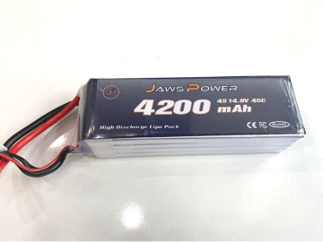 JawsPower 4200 mAh 4S LiPo Drone Bataryası