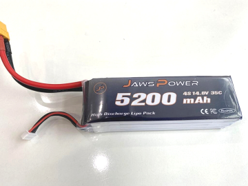 JawsPower 5200 mAh 4S LiPo Drone Bataryası