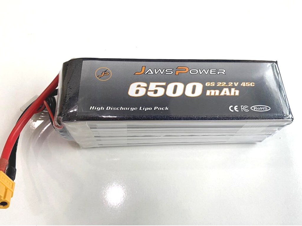 JawsPower 6500 mAh 6S LiPo Drone Bataryası