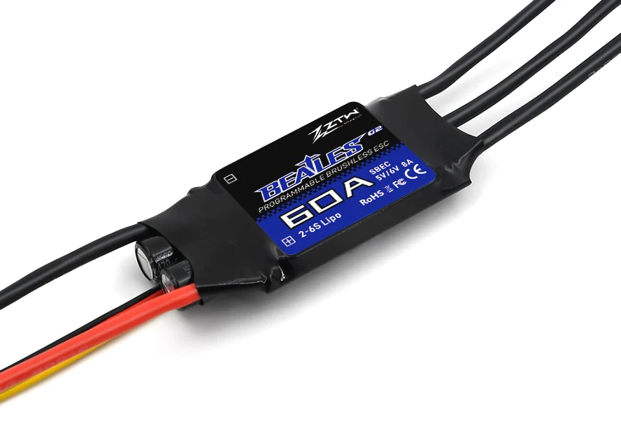 ZTW G2 Serisi 60A - 2-6S SBEC 5V/6V 8A Drone ESC