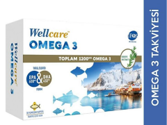 Wellcare Omega 3 1200 mg 30 Kapsül