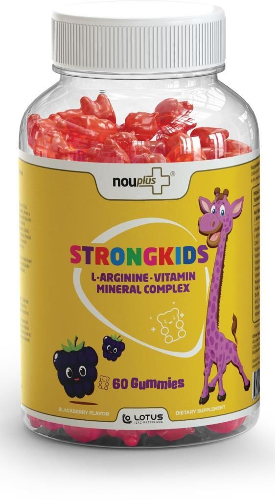 NOUPLUS STRONGKIDS 60 GUMMIES