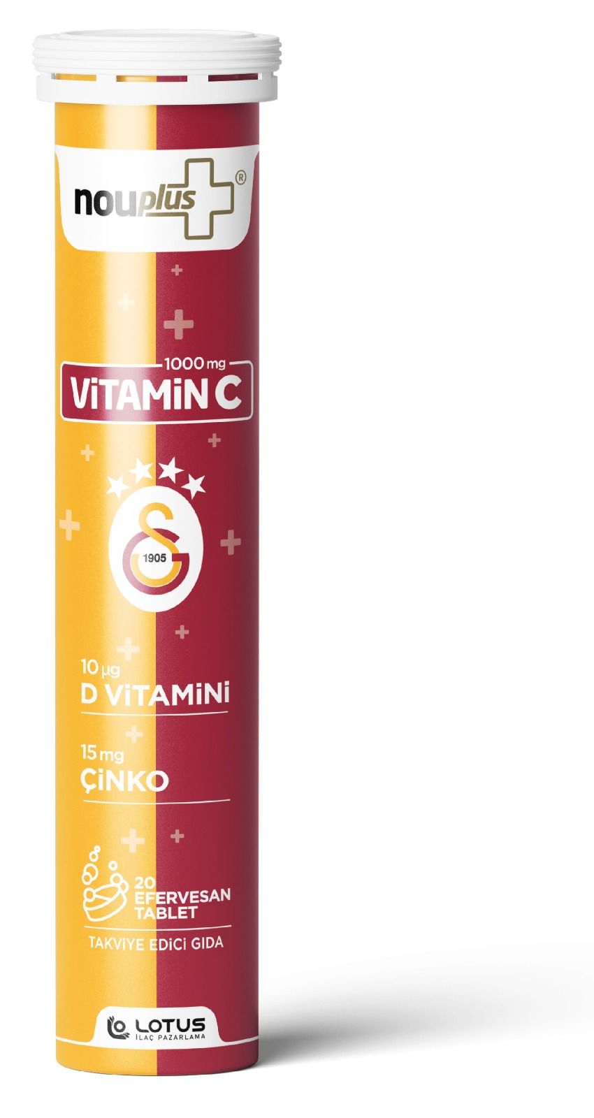 Gs Nouplus Vitamin C D Çinko 20 Efervesan Tablet