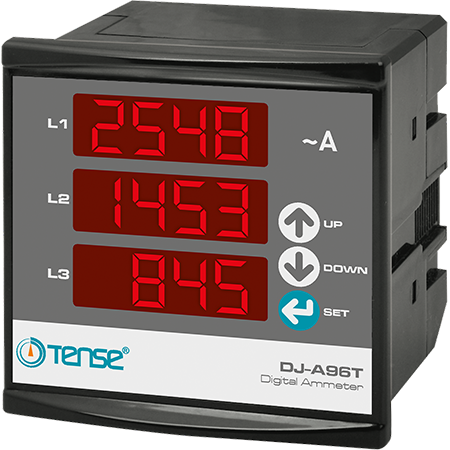 Tense Dijital 3 Faz Ampermetre, (50 Hz)