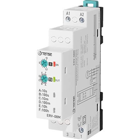Tense Multifonksiyonlu Zaman Rölesi (Çalışma Gerilimi 12V-240V AC/DC)