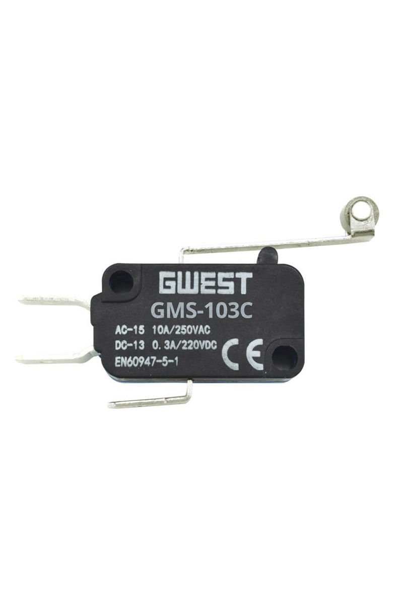 Gwest GMS-103C 10A Uzun Kollu Metal Makaralı Mikro Switch