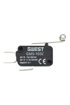 Gwest GMS-103C 10A Uzun Kollu Metal Makaralı Mikro Switch