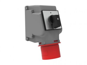 Pako Şalterli Eğik Duvar Fiş 5/32A. 90° Bemis BC1-3505-2240