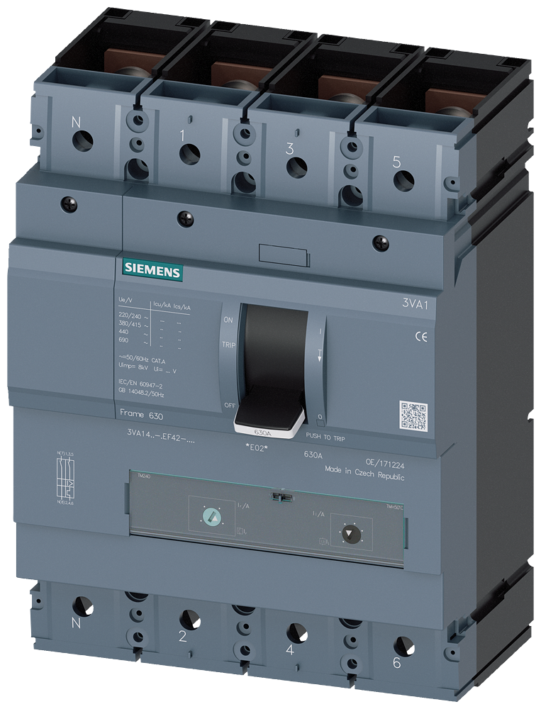 Siemens 4X440-630A Kompak Şalter