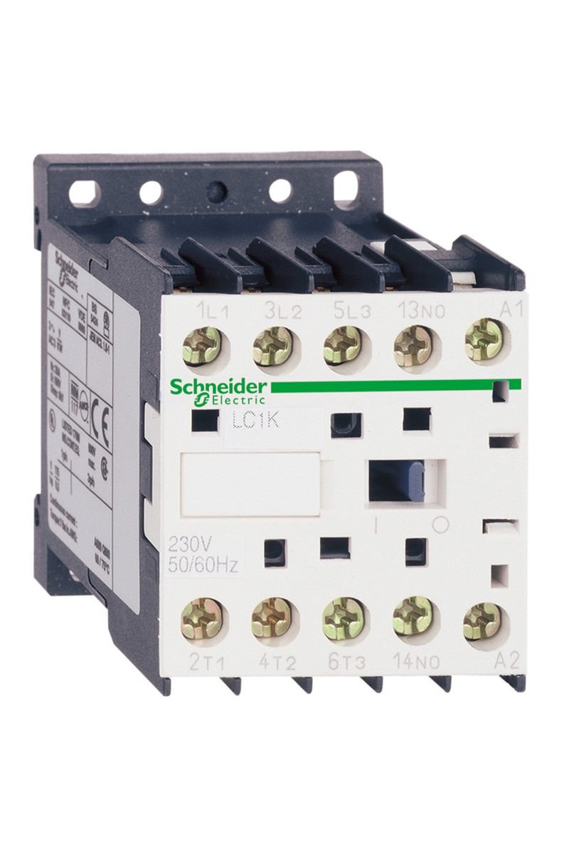 Schneider Electric LC1K1601B7 TeSys K Kontaktör 3P 16A AC3 24VAC 1NK