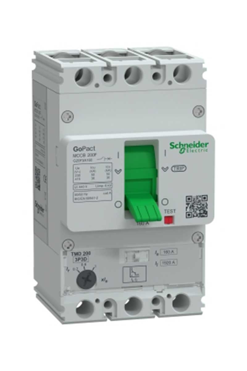 Schneider G20F3A160 GoPact MCCB 200F 3P3D 160A Ayar Sahalı Kompak Şalter