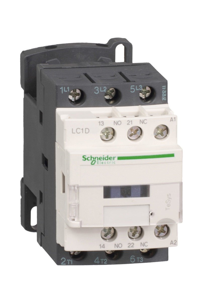 Schneider LC1-D09Q7 380VAC 4kW 1NA+1NK Kontaktör