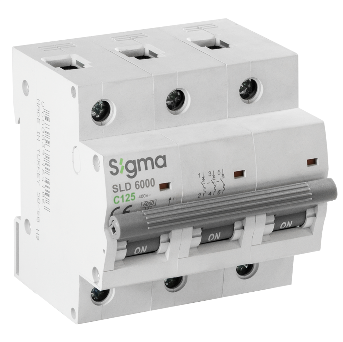 Otomatik Sigorta C3X125A 6Ka Sigma 6SL312C