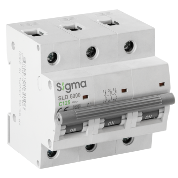 Otomatik Sigorta C3X125A 6Ka Sigma 6SL312C