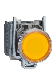 Schneider XB4-BW35B5 Korumalı Ledli Işıklı Turuncu Buton