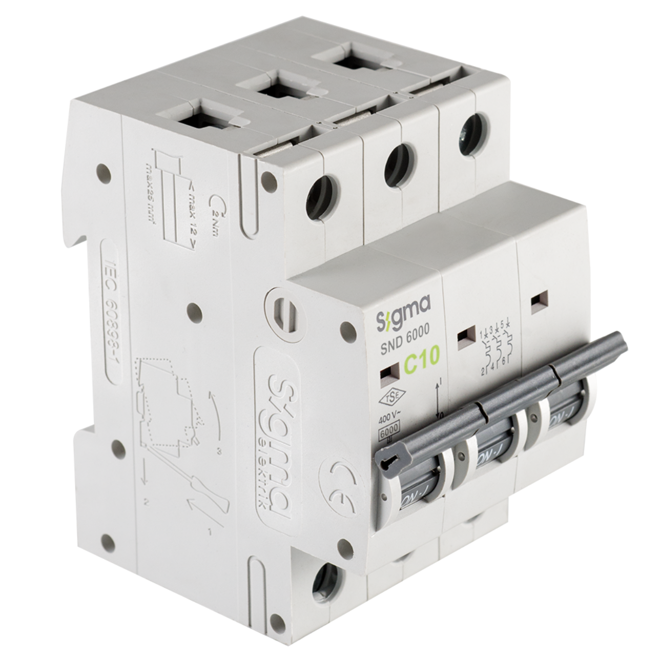 Otomatik Sigorta C3X10A 6Ka Sigma 6SM310C
