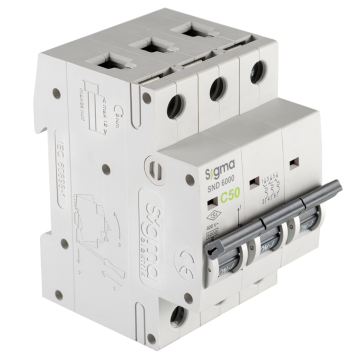 Otomatik Sigorta C3X50A 6Ka Sigma 6SM350C