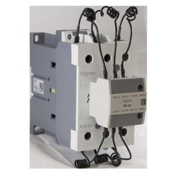 Kompanzasyon Kontaktörtörü 25Kvar 1No+1Nc Sigma SCK25