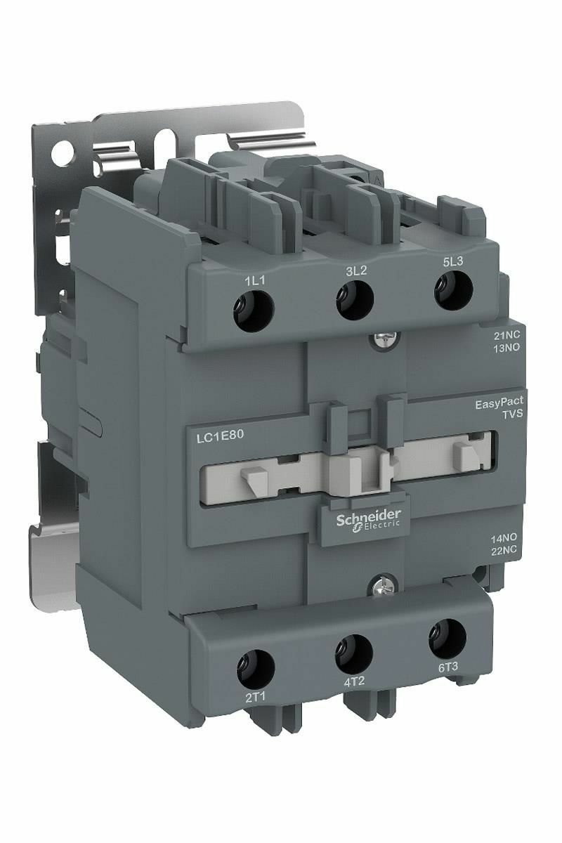 Sch Easypact Kontaktörtör 80A 220Vac 1Na1Nk Schneider LC1E80M5