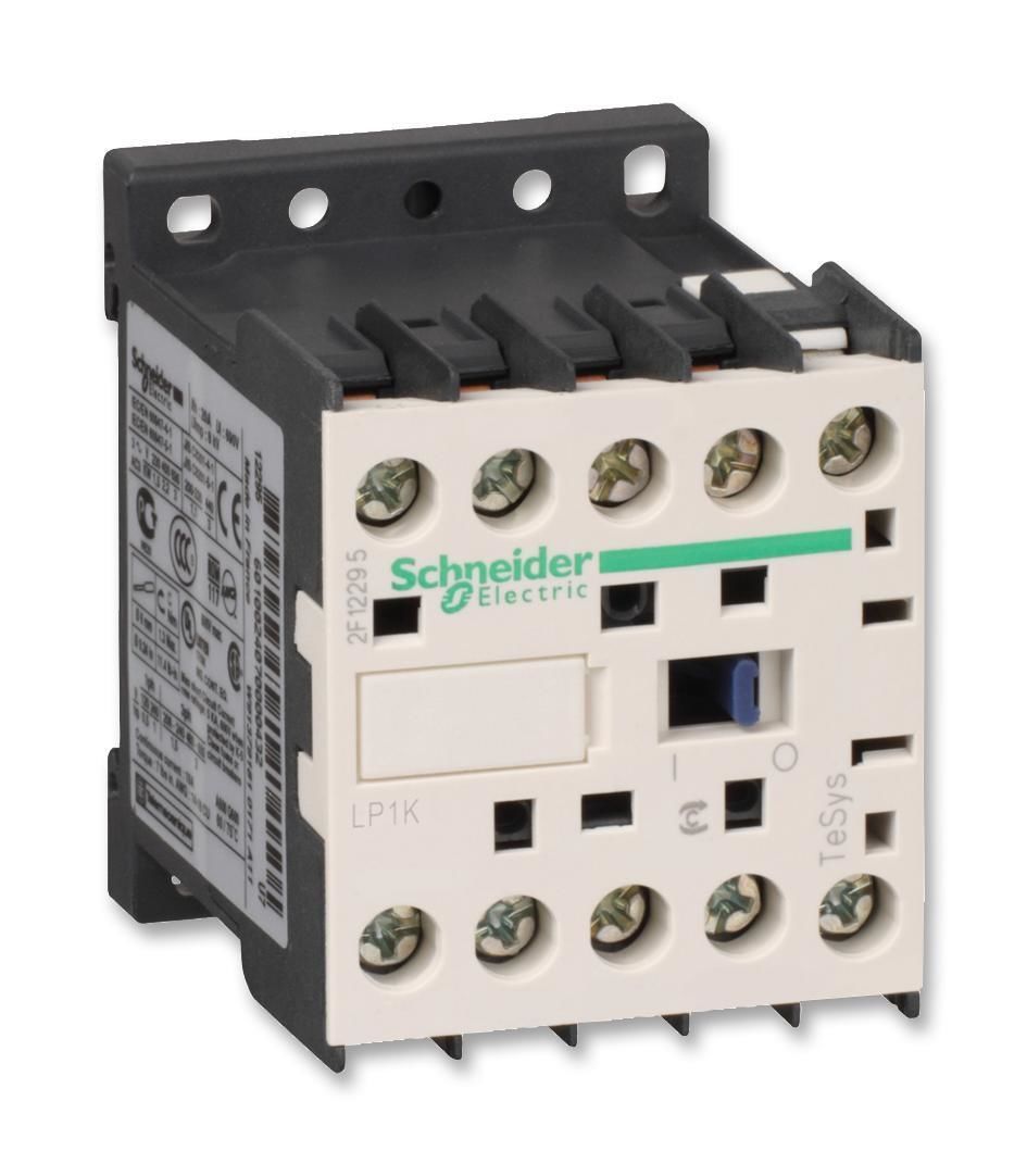 Kontaktörtör  24VDC 1NA Schneider LP1K1210BD