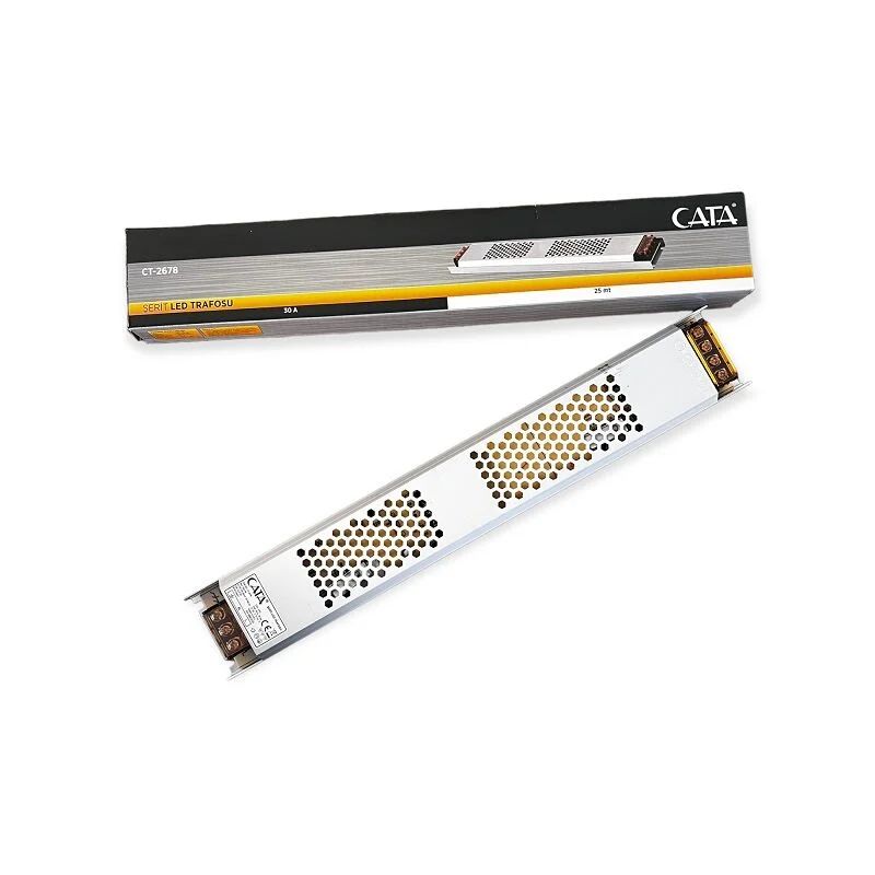 Amper Süper Slim Fransız Şerit Led Trafosu 360W 30 Cata CT-2678