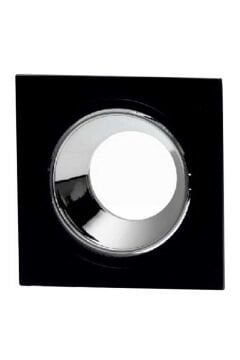 Siyah-Platin Jaguar Kare Spot Kasa  Gu10 Cata CT-5053
