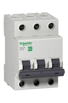 Schneider EZ9F43306 EASY9 Serisi C Tipi 3x6A Otomatik Sigorta
