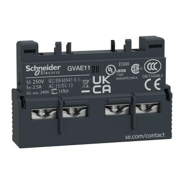 Yardımcı Kontaktör Bloğu  1NO+1NC Schneider GVAE11