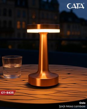 Oslo Masa Lambası 3 Renkli Cata CT-8435