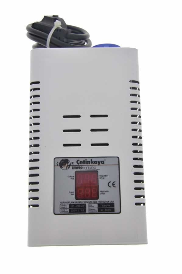 Çetinkaya 130/290/220V 500Va Metal Gövdeli Hassas Kombi Reg