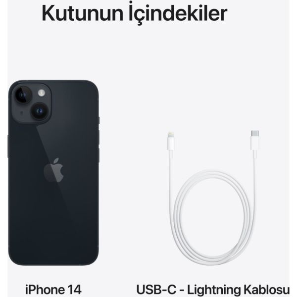 APPLE İPHONE 14 128GB MIDNIGHT