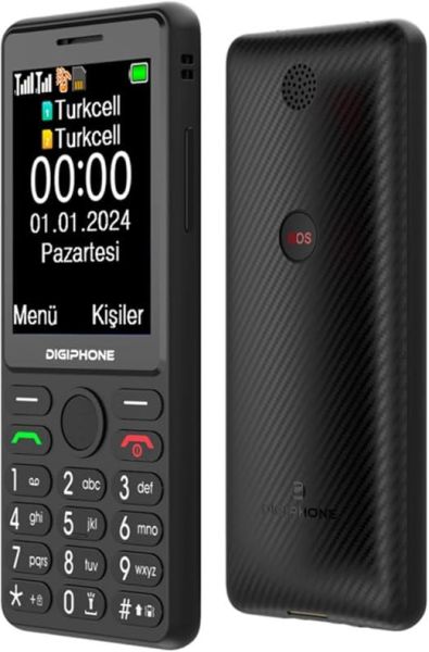 DIGIPHONE S600 SİYAH TUŞLU TELEFON
