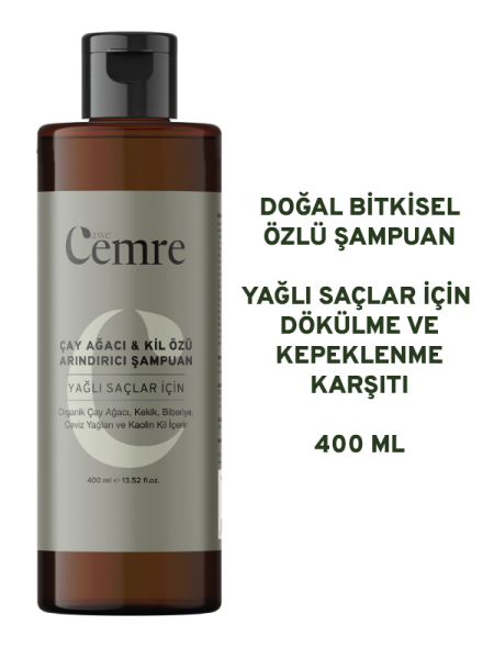 Çayağacı Doğal Bitkisel Özlü Şampuan 400 ML