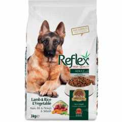 Reflex Kuzulu Ve Pirinçli Sebzeli Yetişkin Köpek Maması 3 Kg